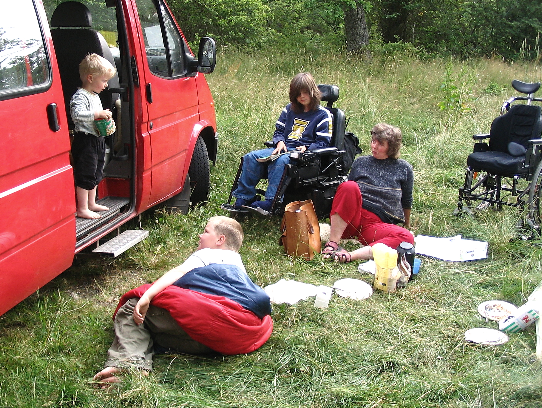 Sverige 2005 - familieferie hvor Allemandsretten tages i brug 087